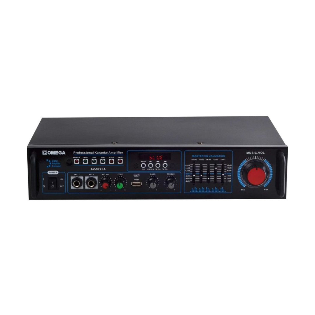 Omega Amplifier Karaoke Bluetooth/USB/Mic/FM