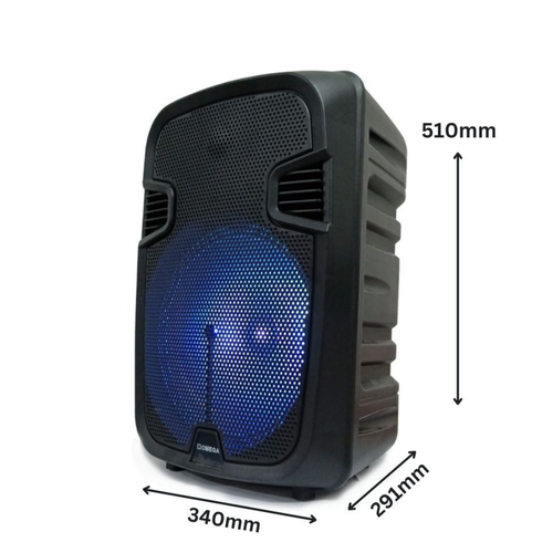 Omega 12" Outdoor Karaoke Speaker Battery-Powered